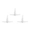 Wall Diver Sculpture 3-Piece Resin Art Installation 3D Design